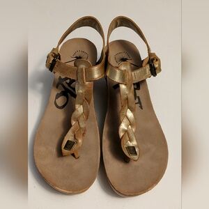 Graceville Otbt leather wedge toe sandals